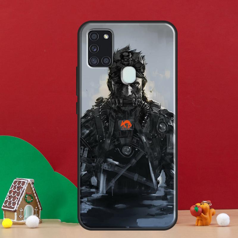 Чехол Metal Gear Solid для Samsung Galaxy A54 A34 A14 A32 A12 A22 A52 A72 A13 A33 A53 A50 A52S A51 A71 Задняя панель