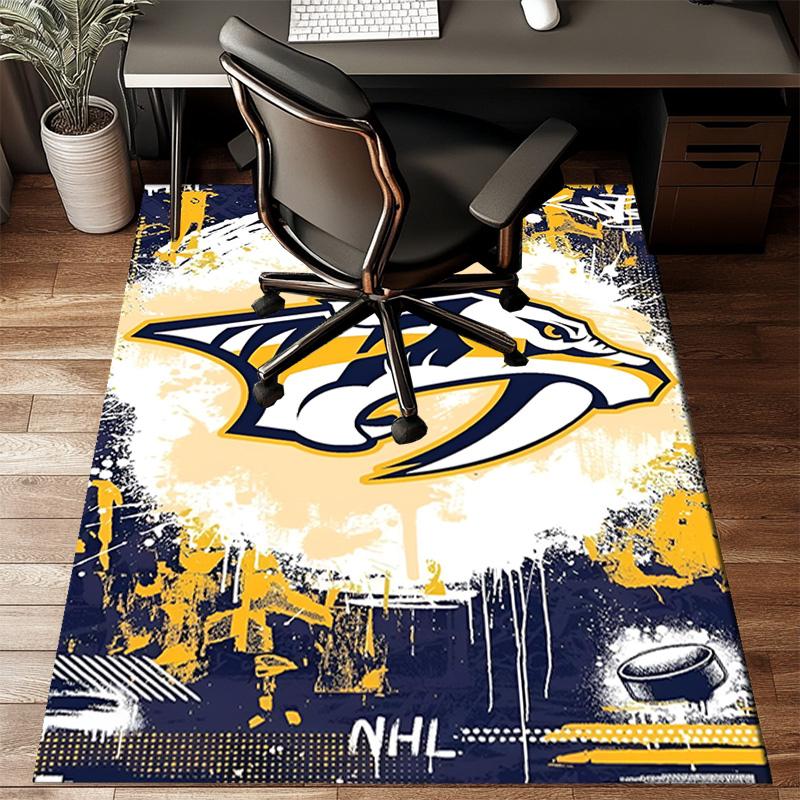 St. Louis Hockey Floor Mat for Living Room, Game Rooms, Office, Bedroom, Office Floor Mat Playful Design, Christmas fan gifts