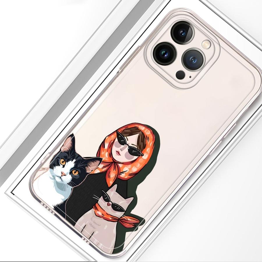 Мультяшная собака Мягкий чехол-накладка для телефона для iPhone 17 Pro Max XS Max 14 Plus 13 Pro 7 8 Air 16 11 XR 12 Mini 15