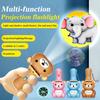 Kids Projection Flashlight Toy with 24 Patterns Bear Shape Early Learning Educational Interactive Toy Gift