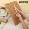 Portable Weaving Aid Board for Tassels Knotting Handcraft Silicone Materials Safe Designs