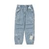Это никогда не было Crazy Multi Zip Pant Washed Blue