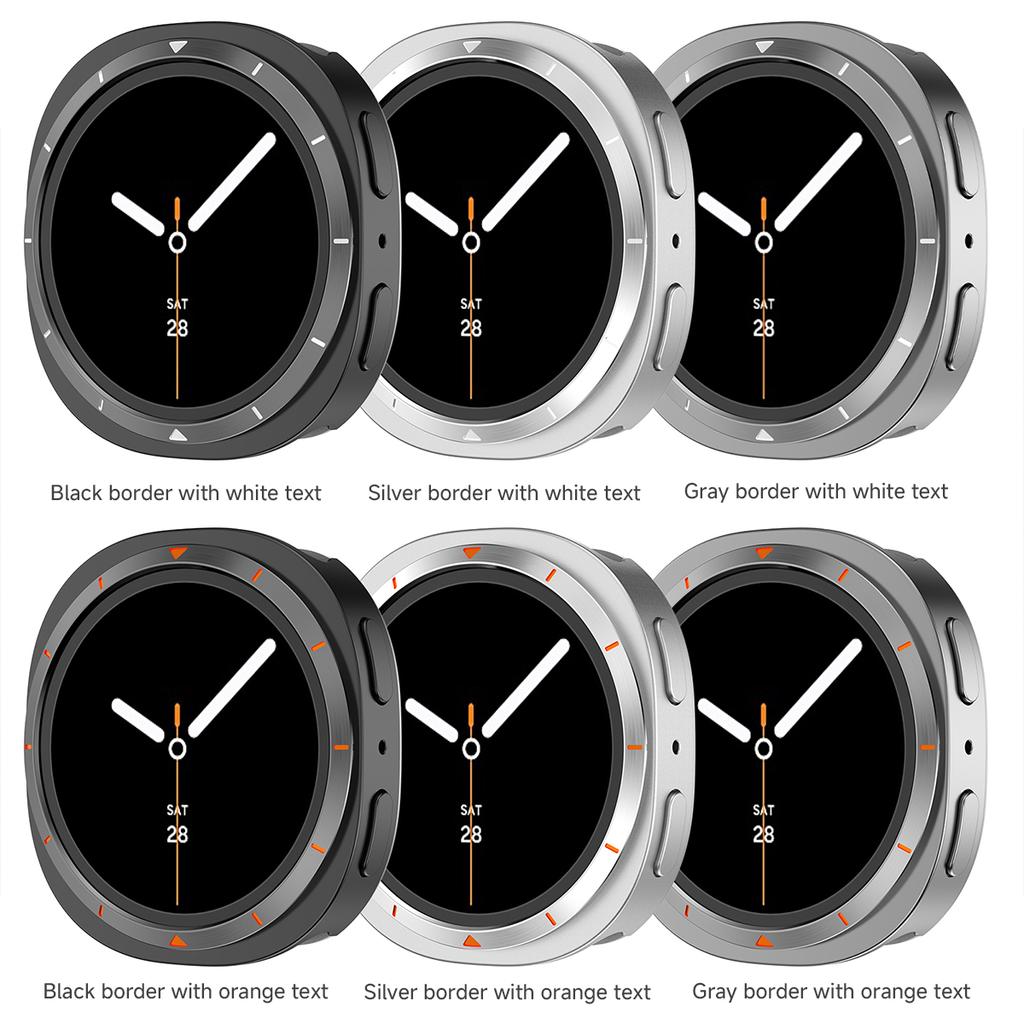 Для Samsung Galaxy Watch 8 40 мм 44 мм Аксессуары Жесткий Ударопрочный Защитный экран Бампер-чехол для Galaxy Watch 8 ПК Металлическая крышка