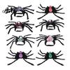 Non Restraining Pet Clothing for Active Pets Spider Costume, Halloween Cat Outfit with Skull Face, Black Cute Transformation Birthday Holiday Apparel