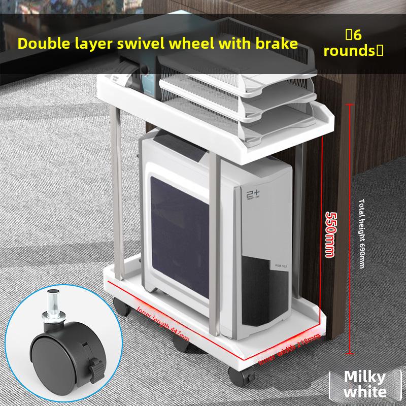Регулируемая охлаждающая подставка для настольного ПК с полкой для хранения
