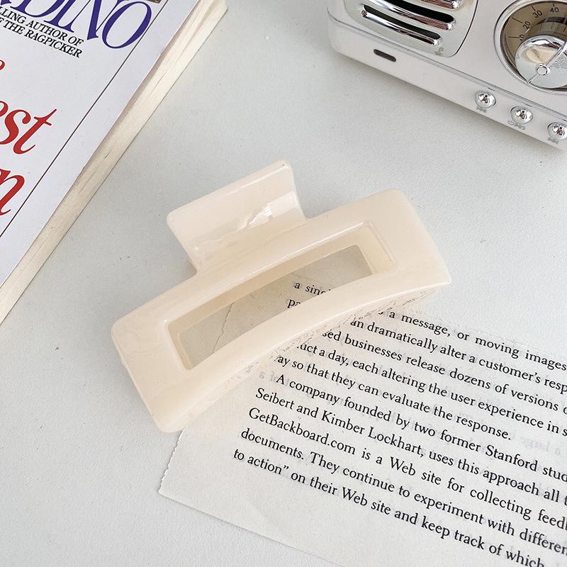 New Women Fashion Metal Geometric Hair Clips Claw Clip Large Acrylic Hair Clip Headband Hairpin Hair Crab Hair Accessories