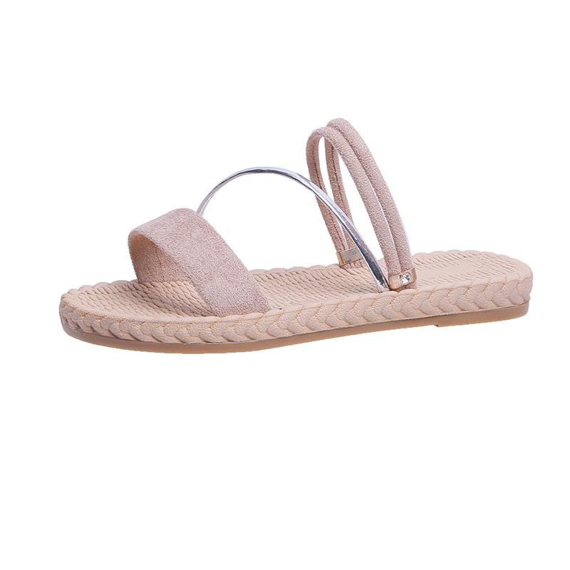 Модная летняя обувь Женские сандалии Плоские сандалии Женские тонкие полоски Гладиаторские пляжные сандалии Женские шлепанцы Шлепанцы 2024