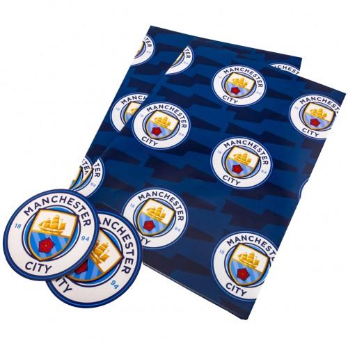 Листы подарочной упаковки Manchester City FC Crest (Упаковка из 2 шт.)
