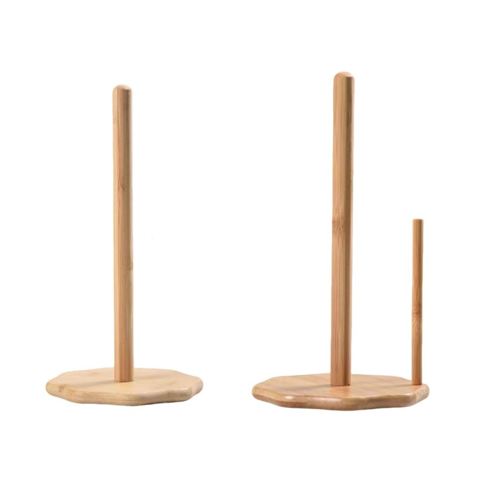 Plum Blossom Base Vertical Stand Wooden Paper Towel Stand Practical Tissue Holder Living Room