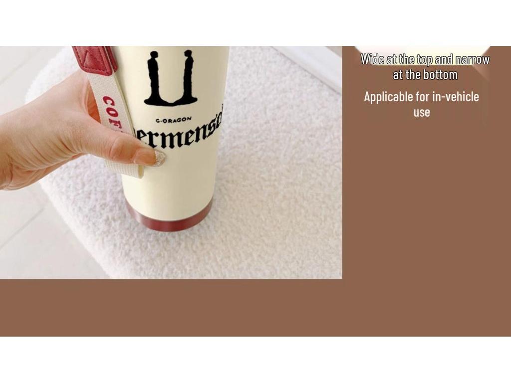 Термокружка из нержавеющей стали G-Dragon, большая емкость, дизайн с ромашками