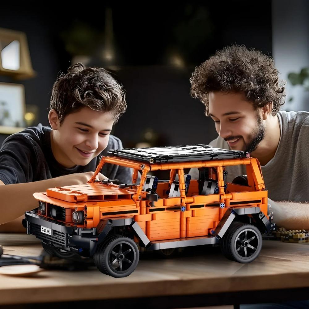 Технический гоночный автомобиль модель строительный блок Технология 1:14 DIY Суперкаров из строительных блоков, головоломки. Игрушки для детей и взрослых. DIY подарки