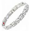 Leaf-diamond-encrusted Magnetic Bracelet, Ancient Red Copper Brushed, Adjustable Bracelet, Gift, Couple