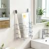 Home Bathroom Toothbrush Holder Rack 201 Stainless Steel Efficient Use