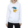 Disney Womens/Ladies Donald Duck Head Hoodie