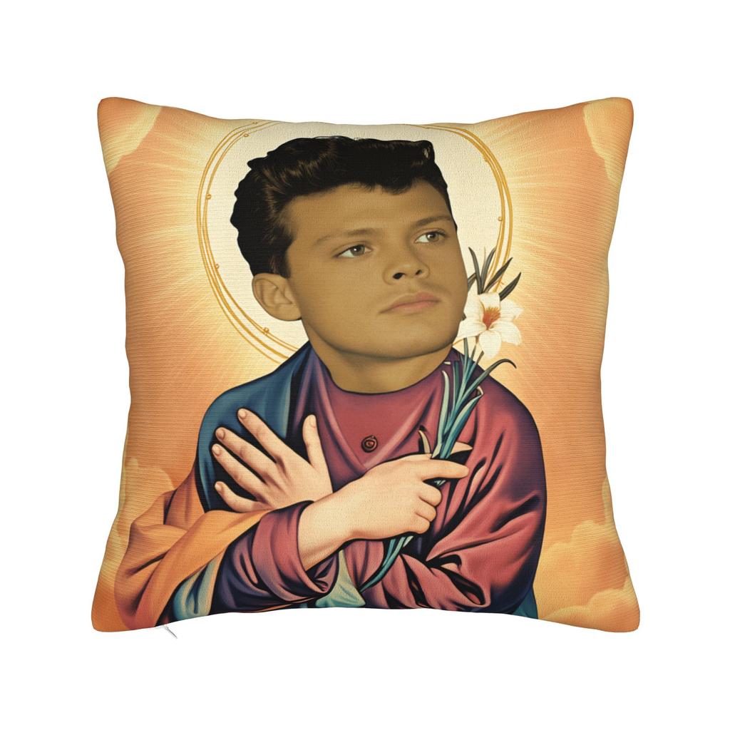 Singer L-Luis M-Miguel Pillow Cover Retro Trendy Pillow Case For Sofa Couch Bed Living Room Soft Pillowcases Birthday Present