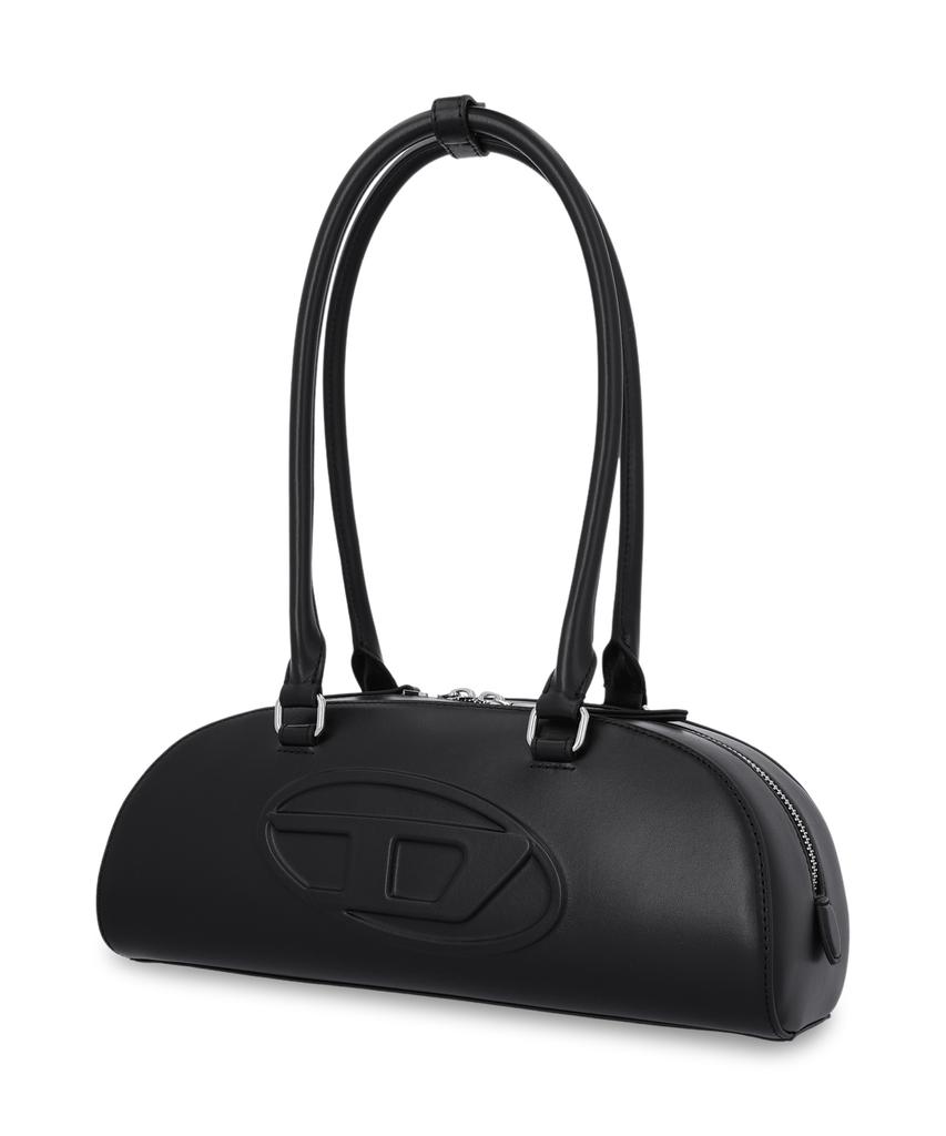 DIESEL 1Dr Dome Shoulder Bag - Black / X10641P8279T8013