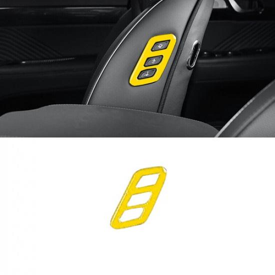 Seat Memory Button Switch Frame Trim For Hyundai Palisade -24 Bright Yellow