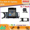 9,7-дюймовый вертикальный экран Tesla Android Car Radio для KIA K5 Optima 2020 Мультимедийный проигрыватель Carplay GPS Навигация видео