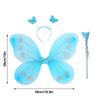 Dressing Up Kids Butterfly Headband Wings Party Props Glitter Butterfly DIY Fairy Wing  Girls