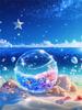 Полная квадратная круглая алмазная картина морское сердце камень вышивка мозаика пейзаж ручная работа подарок домашний декор