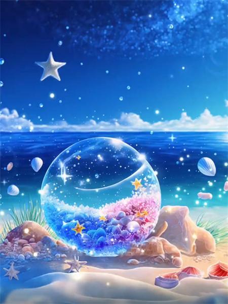 Полная квадратная круглая алмазная картина морское сердце камень вышивка мозаика пейзаж ручная работа подарок домашний декор