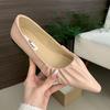 Fashion Female Pointed Toe Footwear Soft Ladies Flats With Shoes Slides Slip On Fashion Shallow Women Flats Boat Shoes