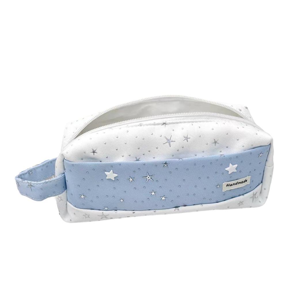 Shining Star Korean Style Pen Bag Large Capacity Stationery Pouch Portable Pencil Pouch Office