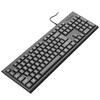 Mechanical Gaming Keyboard Chocolate Keycap Keyboard 104 Keys Corded Computer Keyboard for Laptop PC Gamer Office Work