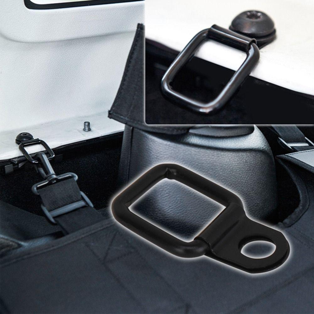 8 шт. автомобильное крепежное кольцо квадратной формы для прицепа, тяжелое грузоподъемное D-образное кольцо, металлическое тяговое крюк-крепление