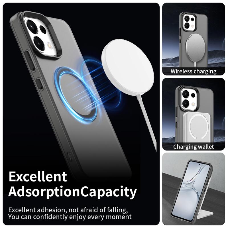 Transparent Phone Case For Oppo K13x Case Oppo K13x Magnetic Adsorption Wireless Charge Back Cover For Oppo K13x Case 6.67 inch