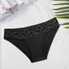 Women Panties Hollow Out Lace Low Waist Seamless Solid Color Good Breathability Slim Fit Thin Quick Dry Casual Sport Underpants Lady Briefs