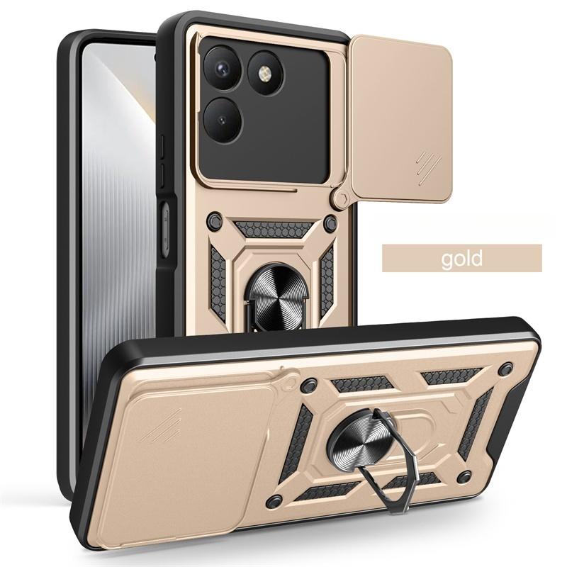 Противоударный бронированный чехол для Tecno Pova 7 4G с кольцом-подставкой и магнитным держателем для автомобиля для Tecno Pova 7 Pro Pova7 Ultra 5G с защитой объектива