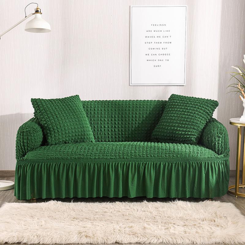 Monochrome Modern High Quality Euro Jacquard Stretchable Elastic Sofa Covers for Corner Sofa 1/2/3/4 Sectional Sofa Cover for Living Room