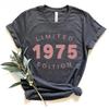 1970 To 1979 Limited Edition Unisexs Tshirt Vintage 1975 Birthday Tee 1970 To 1979 Born Tee Top Ladies 50th Birthday Tshirts