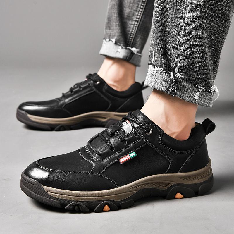 Men's Models Single Cotton Fall and Winter Casual Sneakers Household Low Casual Comfortable Men Boots Autumn Winter Warm Men Shoes