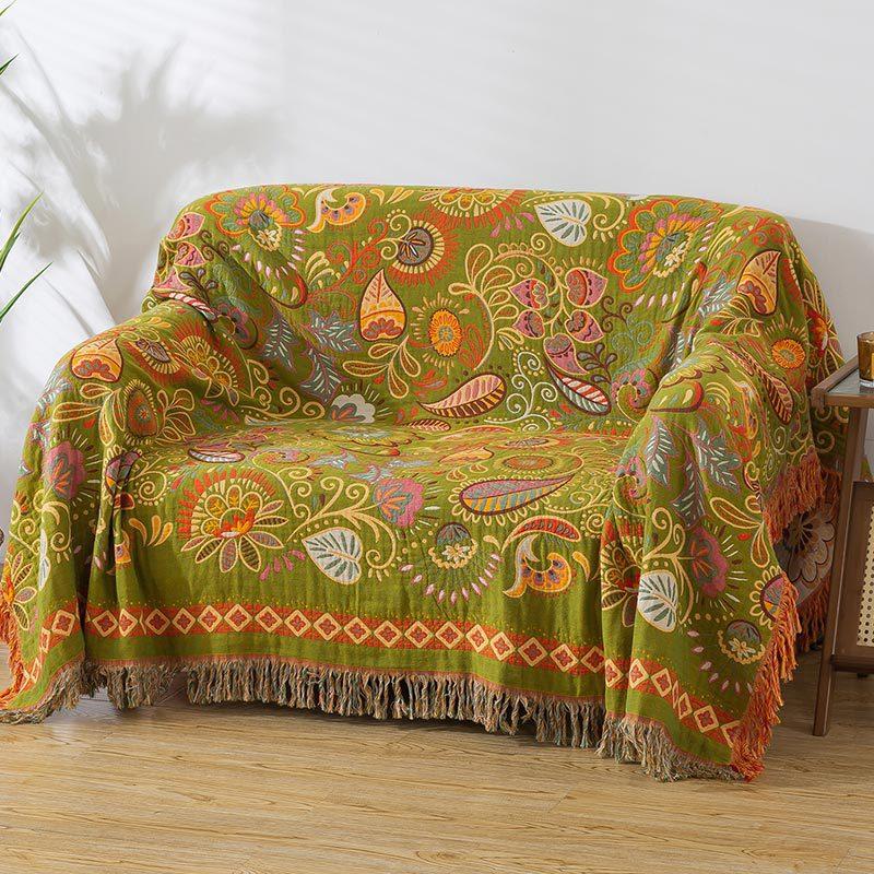 Летний хлопковый марлевый плед Полотенце Постельное белье Офисный плед для дневного сна Покрытие для кровати дома от кондиционера