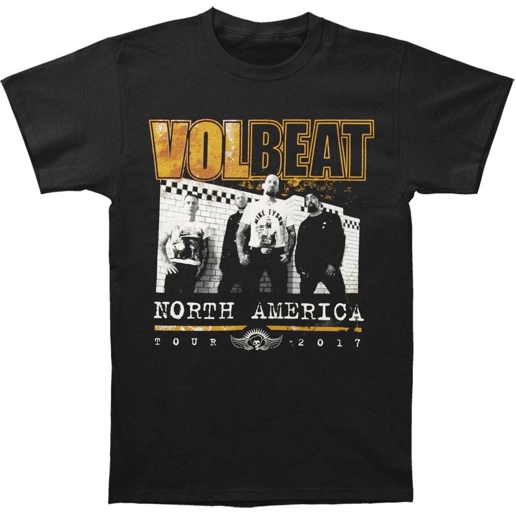 Men's Volbeat Band Photo 2017 Tour T-shirt Small Black
