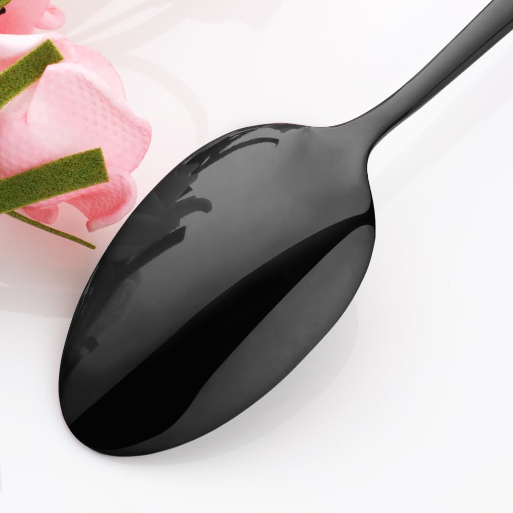 Набор столовых приборов Buyer Star Dinner из нержавеющей стали, 6 ложек, сталь, 18,3 см, стильная, толстая, можно мыть в посудомоечной машине…