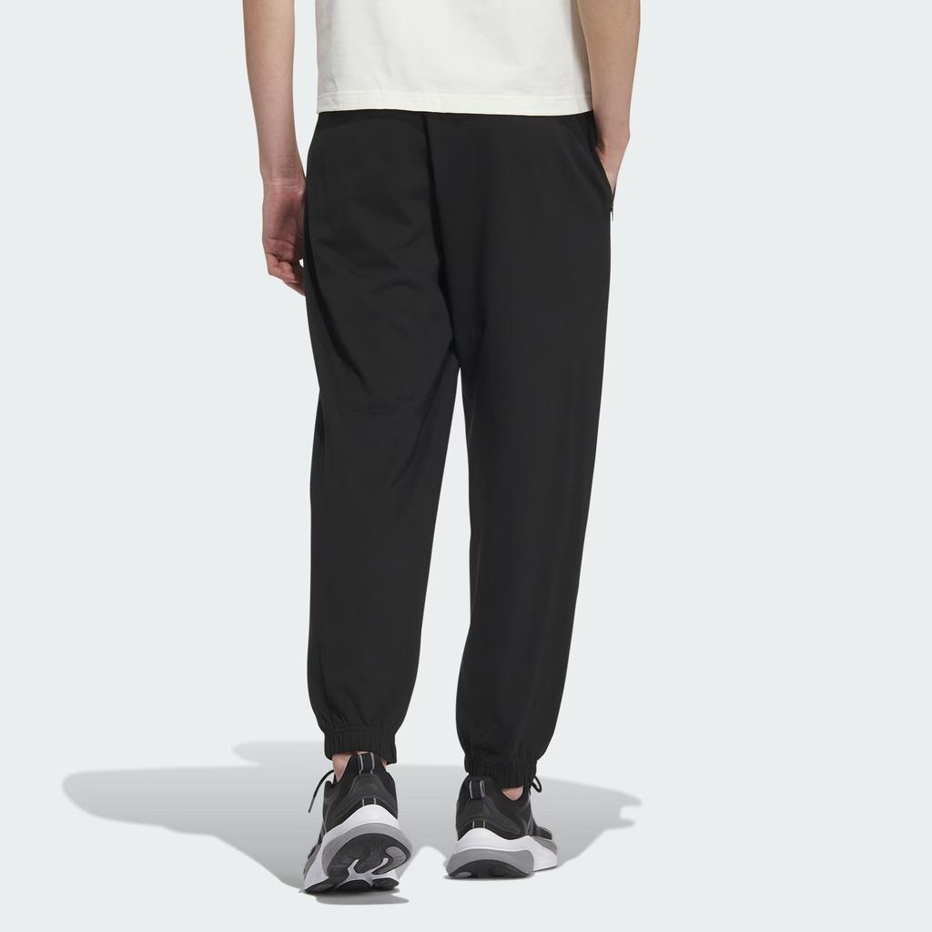 adidas Спортивная одежда Трикотажные джоггеры с логотипом на манжетах Мужские брюки черные IN6512