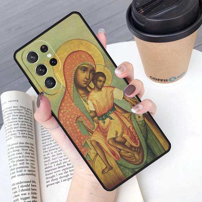 Непорочное Зачатие Дева Мария Иисус чехол для телефона Обложка Для Samsung Galaxy S24 S25 Ultra S21 S22 S10E 10 Plus Note 20 FE S23