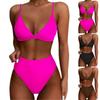 Swimsuit For Women 2025 Women High Waisted Bikini Sexy Push Up Two Piece Swimsuits Vintage Swimsuit