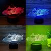 Прайм Трансформеры Оптимус 3d Ночник 7 Цветов Светодиодная Настольная Лампа