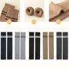 Thicken Stripe Leg Socks Warm Foot Cover Simple Wool Leg Warmers  Autumn