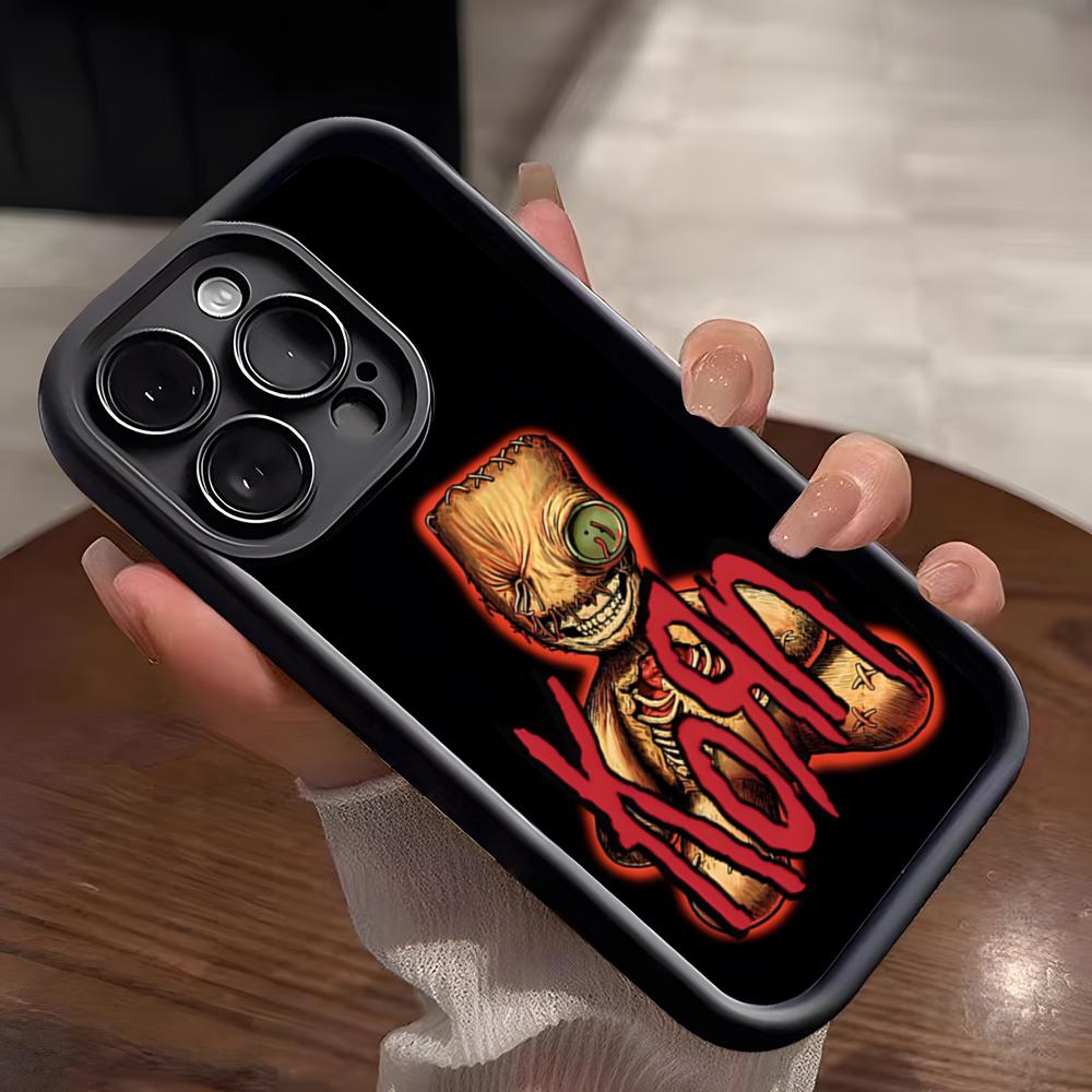 Чехол для телефона рок-группы K-Korn Для IPhone 17 Pro Max 15 Pro 16 14 Plus 12 13 Mini 11 Pro Ударопрочный Мягкий чехол