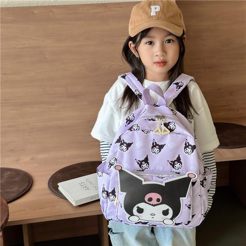 New Cartoon Lightweight Kids' Backpack - Cute Double Shoulder Bag for Boys and Girls