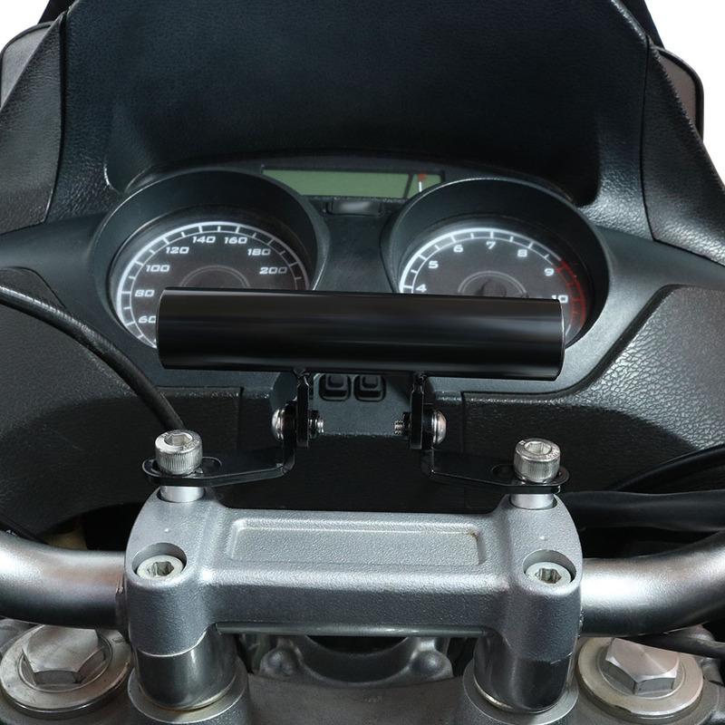 Handlebar Clamp GPS Mount Navigation Bracket Holder Fit For Husqvarna 701 Enduro ROYAL ENFIELD Himalayan SCRAM411 HARLEY Softail