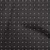 oneOone Cotton Flex Black Fabric Geometrical Fabric For Sewing Printed Craft Fabric By The Yard 40 Inch