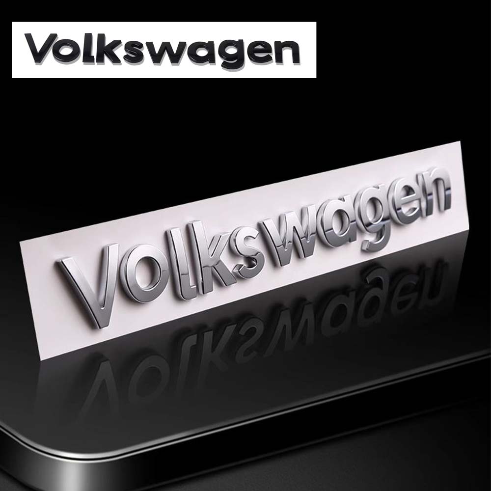Для VOLKSWAGEN VW 1 шт. 3D ABS Для Volkswagen VW Буквенный Значок Стиль Автомобиля Задний Багажник Значок Кузова Декоративная Наклейка Авто Модификация