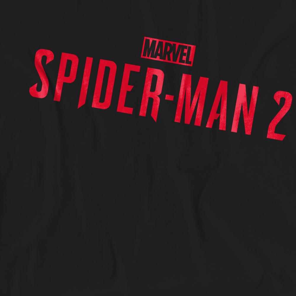 Spider-Man 2 Unisex Adult Gamerverse Red Logo T-Shirt