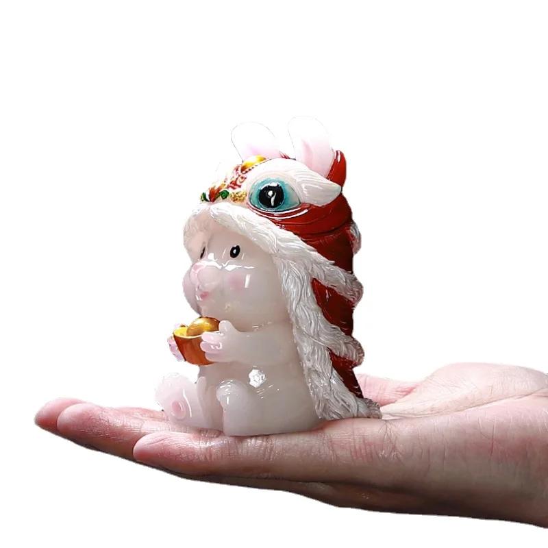 Знакомьтесь с меняющим цвет кроликом из воды, украшениями для домашних животных, домашними поделками, чайным сервизом со знаком зодиака Лев, аксессуарами для чайного стола